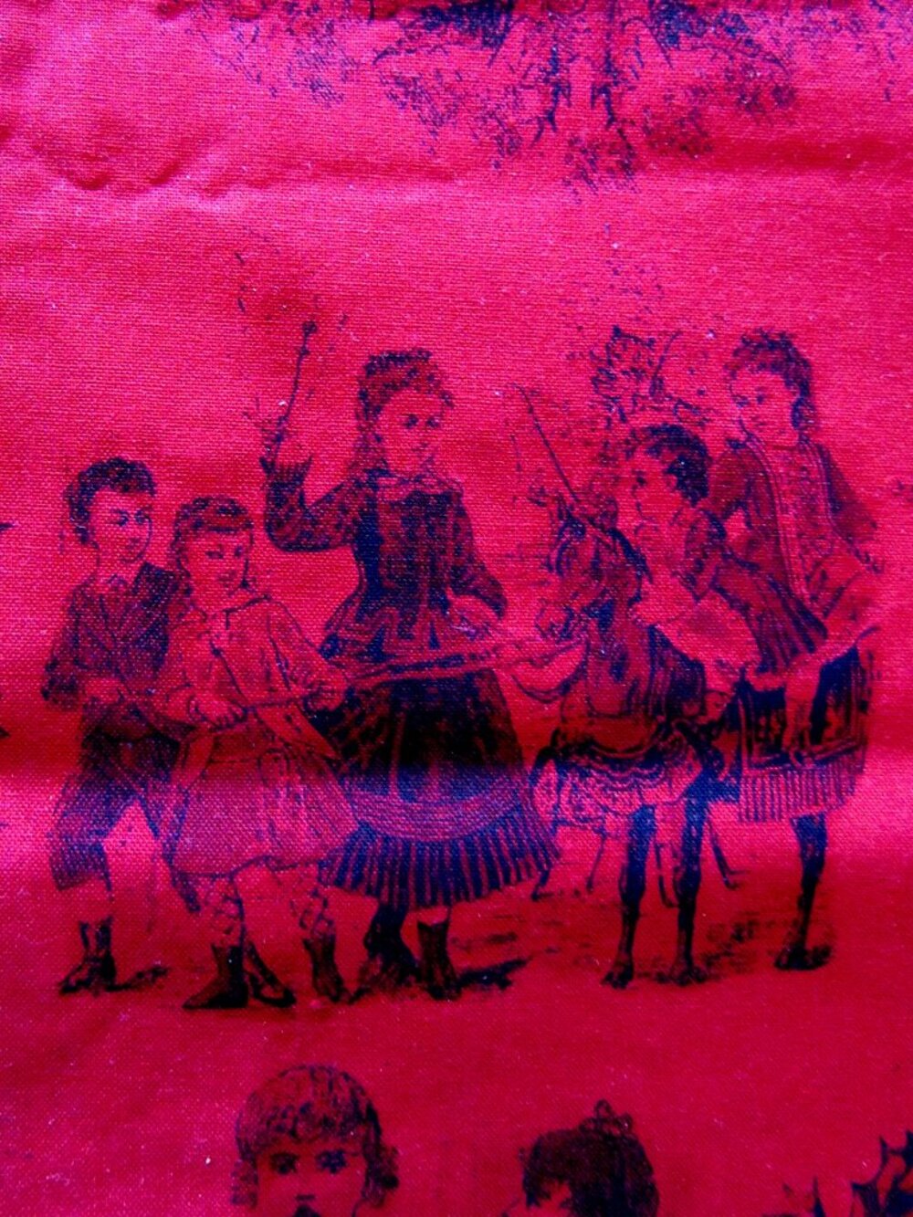 VICTORIAN CHRISTMAS FABRIC, RJR, SEWING, QUILTING, "HOLIDAY TREASURES, J. BEYER"